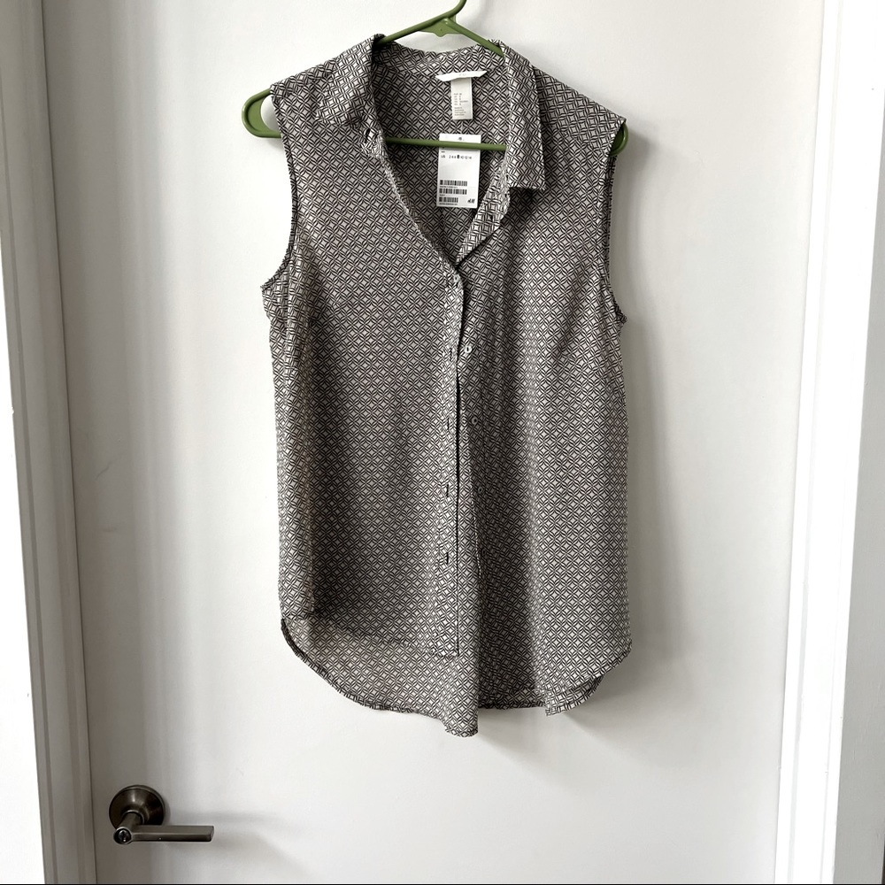 Hi-low H&M Sleeveless Blouse